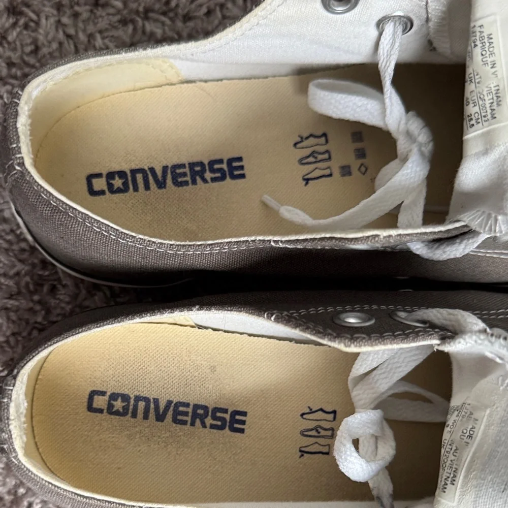 Converse All Star Women's Gray Sneakers - Picture 3 of 6